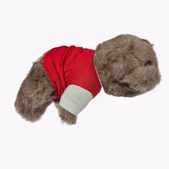 Gund Teddy Bear 10 Inch Plush Jointed Arms Legs Red Shirt Stuffed Animal Toy - Picture 3 of 6